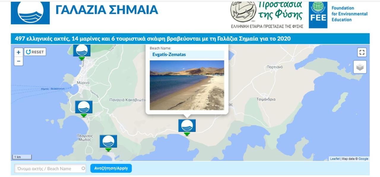 Evgatisbeach Loyskoy 2 Μύρινα Εξωτερικό φωτογραφία