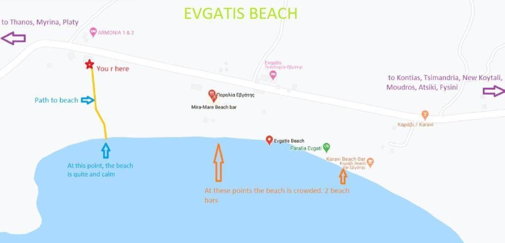 Evgatisbeach Loyskoy 2 Μύρινα Εξωτερικό φωτογραφία